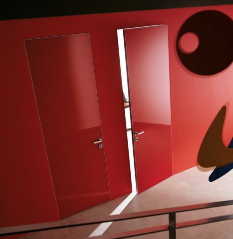 דלתות קו אפס עם מסגרת אלומיניום LUCONI