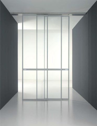 דלת זכוכית הזזה מסגרת אלומיניום