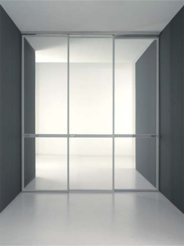 דלת זכוכית הזזה מסגרת אלומיניום