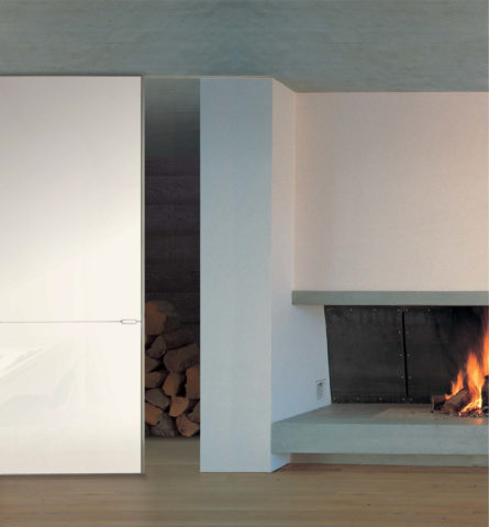 דלת זכוכית הזזה לכיס