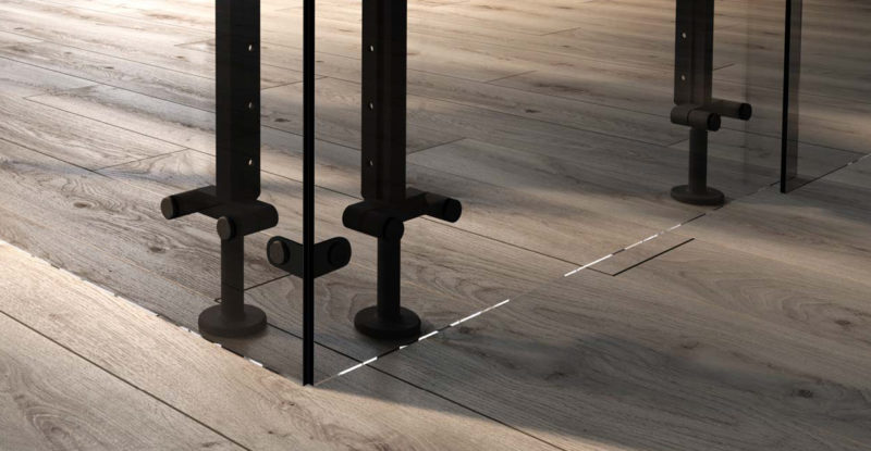 דלתות זכוכית למשרד הזזה POLE