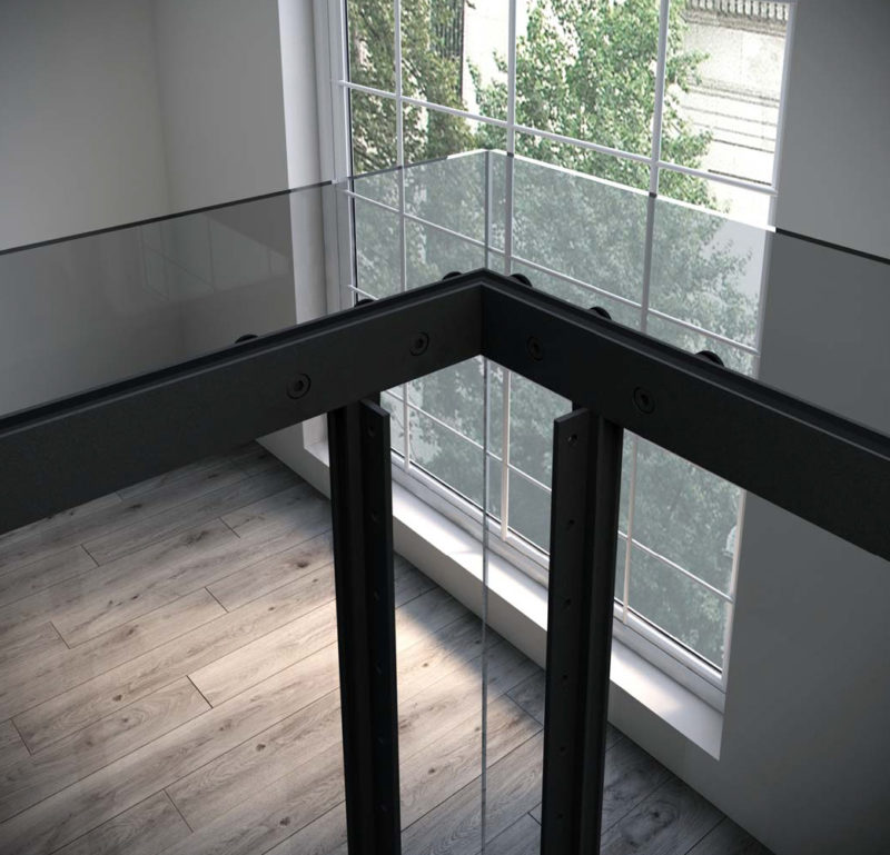 דלתות זכוכית למשרד הזזה POLE