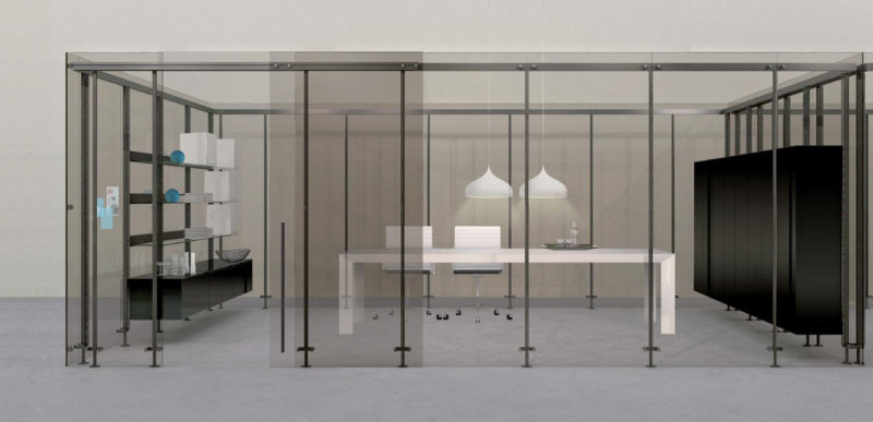 דלתות זכוכית למשרד POLE