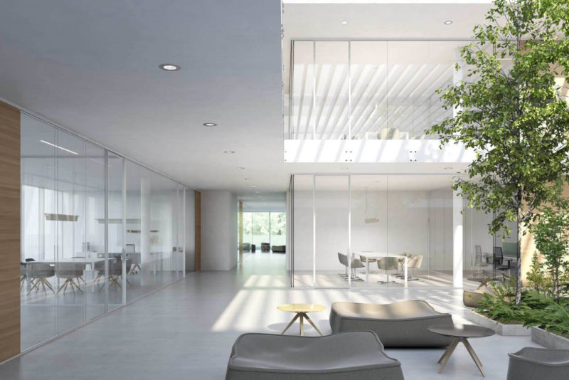 מחיצות זכוכית למשרד ETRA