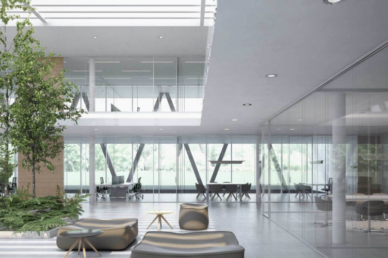 דלתות זכוכית למשרד ETRA