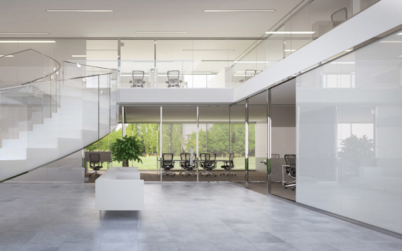 מחיצות זכוכית למשרדים ESEDRA