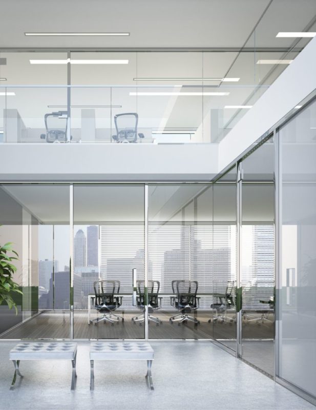 מחיצות זכוכית למשרדים ESEDRA