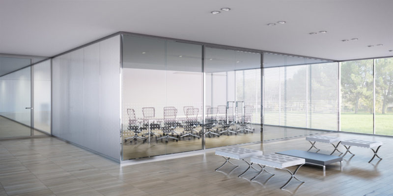 מחיצות זכוכית למשרדים ESEDRA