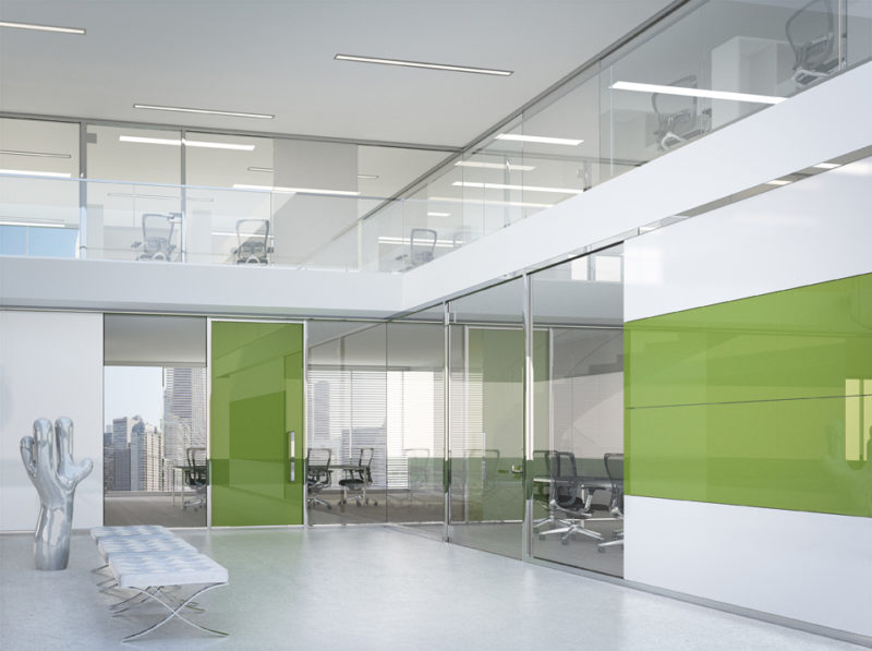 מחיצות זכוכית למשרדים ESEDRA